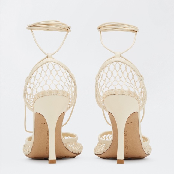 BOTTEGA VENETA Stretch Lace-Up Sandal in Toile - NEVER WORN - Picture 3 of 12